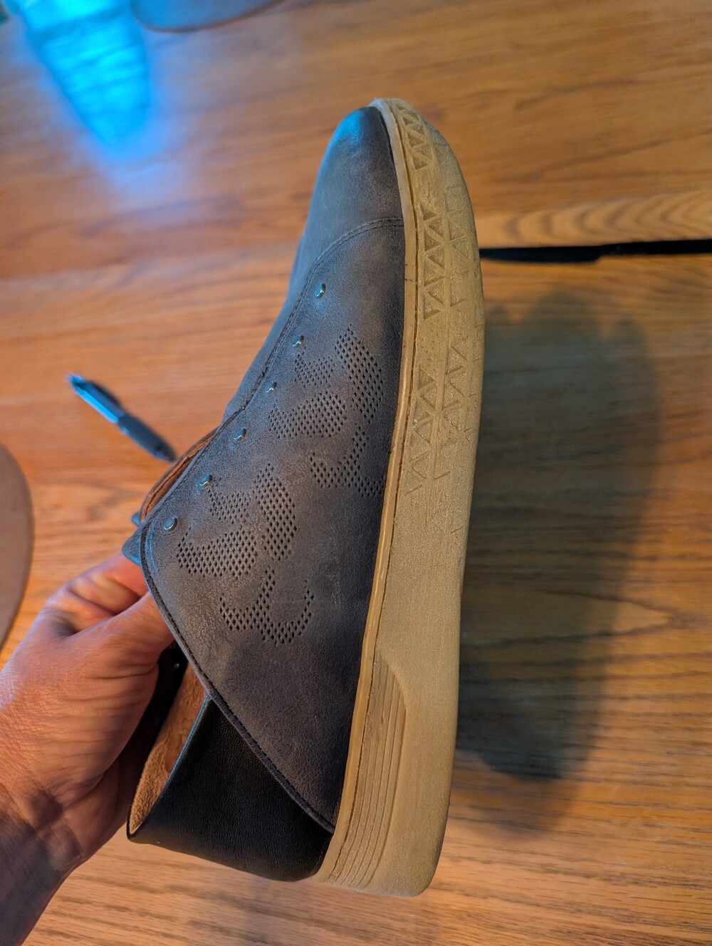 Women's Grey/ Black Casual Sneakers. Made In Italy.